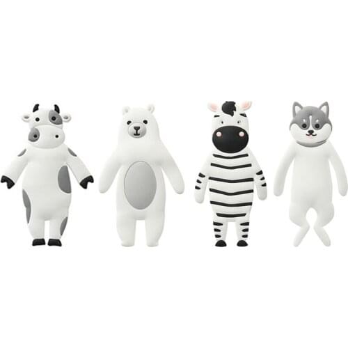 Animal shape hook curved sticky hook door can be hooked after fun cute wall hands and feet home decoration