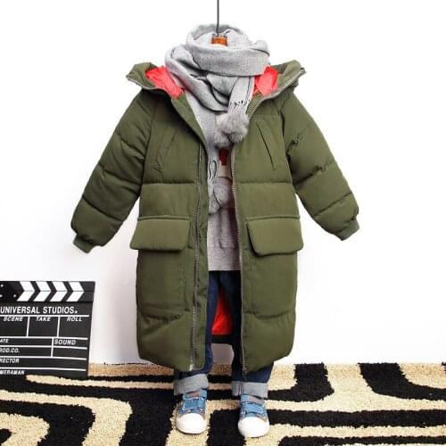 Children Winter Down Cotton Jacket Baby Girl Parka Kids Warm Outerwear Hooded Coat Snowsuit Overcoat Boy Clothes Girls Coats