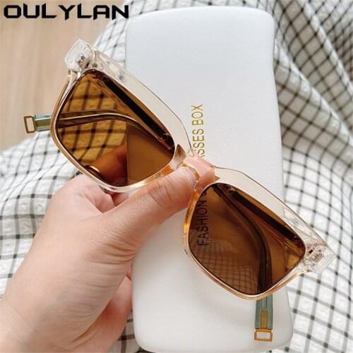 Oulylan Small Suqare Sunglasses Women 2021 Luxury Brand Designer Sun Glasses Men Classic Driving Goggles Ladies Vintage Eyewear