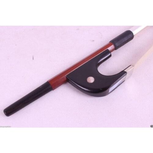 German Style 3/4 upright Double Bass Bow Natural Bow Hair Brazilwood ebony Bass Violin Use