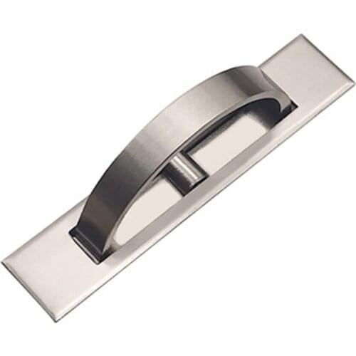 Invisible Cabinet Drawer Handle Door Knobs Furniture Recessed Pulls Concealed Sliding Handles RERI889