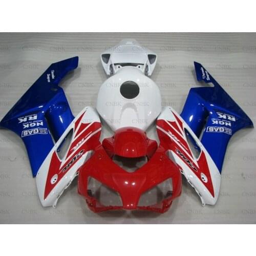 For CBR1000RR 2004 - 2005 Fairing for Honda Cbr1000 RR 05 Blue Red White Plastic Fairings CBR 1000 RR 04 Fairings Unpainted