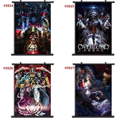 Overlord Anime manga wall Poster Scroll
