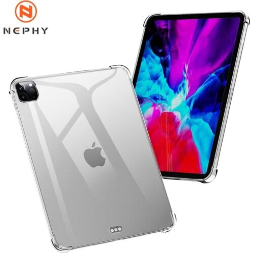 Shockproof silicone case for iPad Mini Air Pro 1 2 3 4 5 9.7 10.2 10.5 10.9 2019 2020 flexible bumper clear transparent cover