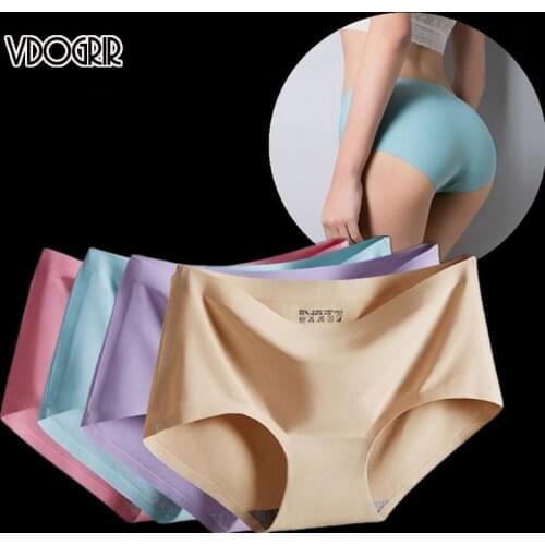 VDOGRIR Sexy Briefs Underwear Women Seamless Sport Panties Female Fashion Lady Panty Low Waist Womens Lingerie Underpants Briefs
