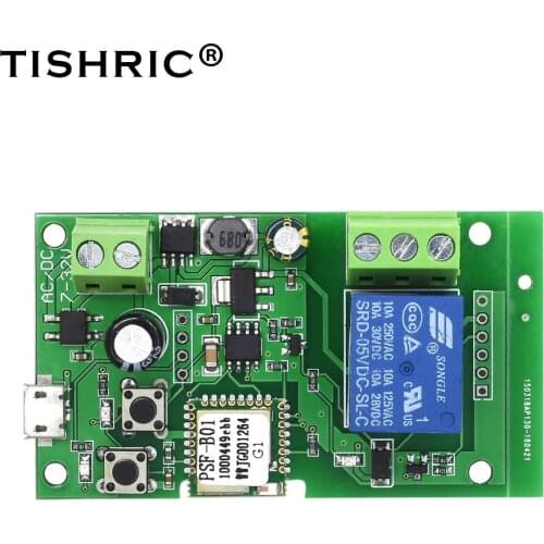 EWelink Smart Wifi Switch Relay Module Timer 5V/12V/24V/32V Wireless Remote Control Inching/Self-Locking for Alexa Google home