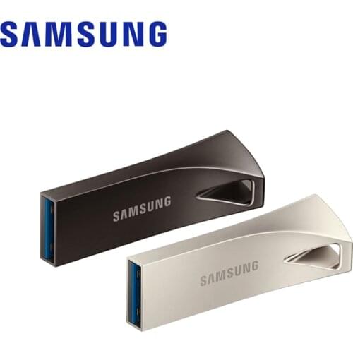 SAMSUNG BAR Plus USB Flash Drive usb 3.1 128GB Pen Drives 4K UHD Metal Pen Drive Memory Stick Storage Device for PC Notebook