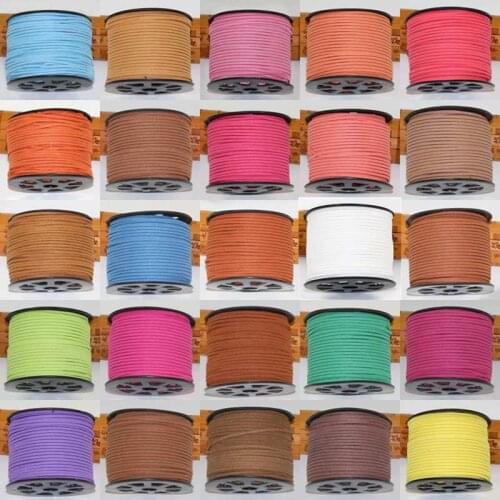 100 yards/roll) Diy handmade accessories 2.7mm Imitation Leather cords bracelet necklace rope