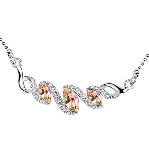 11.11 Sale New Collar Necklace Made with Austrian Crystal Fashion Brands Crystal Statement Women Wedding Jewlery Mothers Gift