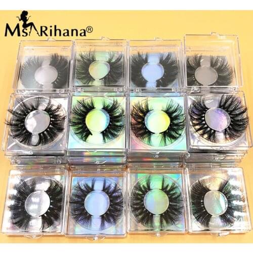 25MM Mink Lashes Bulk Wholesale 10/20/30/40/50 Pairs Eyelash Extension Vendor Makeup Beauty 8D Dramatic False Eyelashes