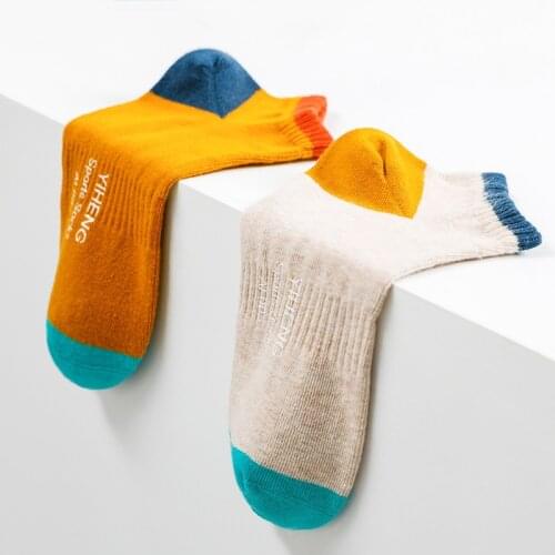 6 Pair/lot Men Business cotton Colorful Striped socks breathable socks Casual Solid Fashion Socks