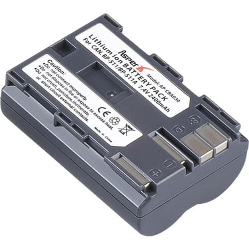 AsperX 1Pcs 2400mAh BP-511 BP-511A Camera Battery BP511 BP 511 For Canon EOS 40D 300D 5D 20D 30D 50D 10D D60 G6 BP 511A