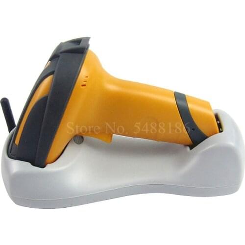Wireless 1D Laser Barcode Scanner with Stand Bar Code Reader with Memory for Warehouse Supermarket Retail Stores