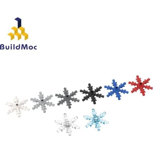 BuildMOC 42409 (snowflake) 4 x 4 x789 For Building Blocks Parts DIY Construction Creative gift Toys