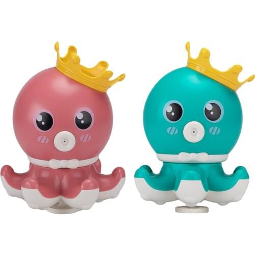 Baby Funny Rotating Whirling Sprinkler Octopus Outside Bath Toy for Kids