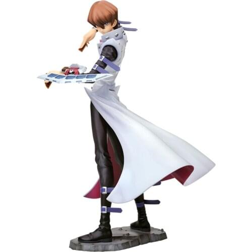 Duel Monsters Seto Kaiba Monster Duel Collectible Figurines 27.5Cm Anime Peripheral Character Model Desktop Ornaments Toy