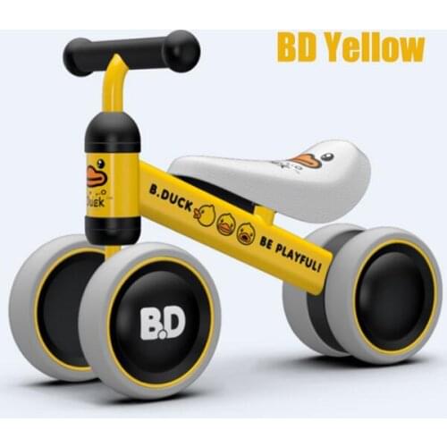 Hot Brand Child Balance Bikes Scooter Baby Walker Infant Scooter without Foot Pedal Driving Four Wheels Bike Gift for Kids Toys