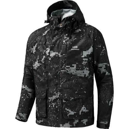 Bassdash Walker Fishing Jackets for Men Waterproof Lightweight with Silent Outer Fabric in 7 Sizes