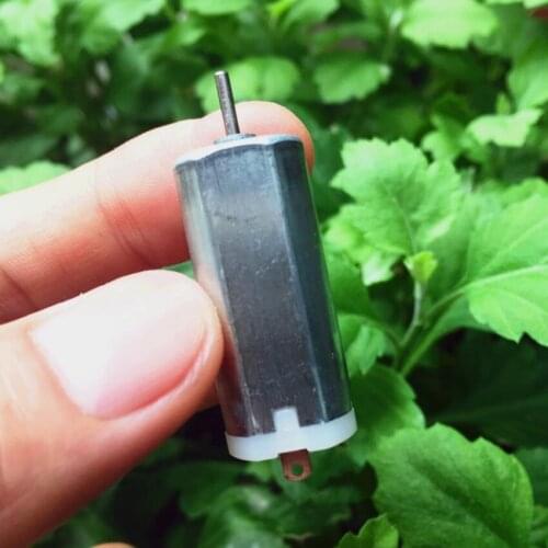 DC3.7V 12500RPM DC 6V 20000RPM Motor Copper Brush 3-pole Rotor DC 3-6V Micro Motor Shaft Dia 1.5mm,Shaft Length 8mm Large Torque