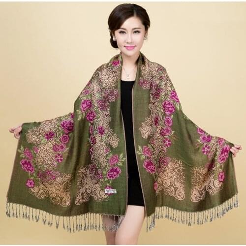 Fashion Women Lady Double Side Cotton Pashmina Shawl Hijab Chal Autumn Winter New Travel Scarves Shawl Tassel Bufanda