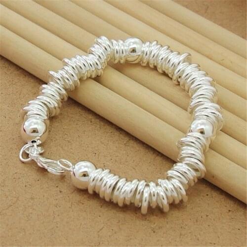 Fashion 925 Silver Bracelet Bell Bracelet for Woman Party Jewelry Gift