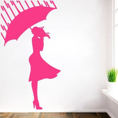 Cartoon Girl Decorations Pvc Decals For Living Childrens Room Waterproof Wall sticker Adesivo De Parede Vinilo Decorativo HQ824