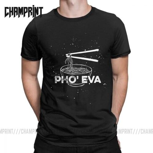 Pho T Shirt for Men Cotton Humor T-Shirts Vietnamese Soup Noodles Food Funny Love Viet Punny Tee Shirt Short Sleeve Big Size
