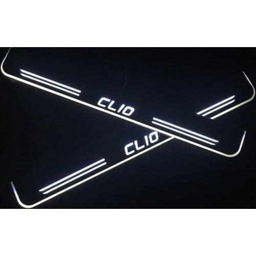 Welcome Pedal Lights For Renault Clio 3 III 4 IV Pedal car Door Sill Pathway Lamps led thresholds scuff plates auto Avante md