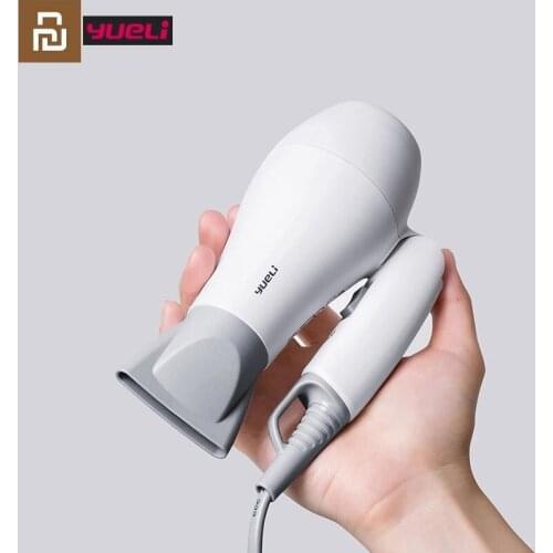 New Xiaomi Youpin Yueli Foldable Mini Hair Dryer Protable Fast Hair Dry 1200W Travel Hairstyling Tools Dual Voltage Hair Dryer