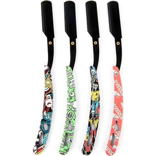 Manual Retro Shaver Beard Razor Face Hair Cleaning Eyebrow Trimmer Face Beauty Hairdressing Tools E1106