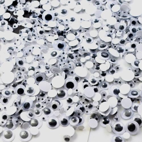700x Googly Eyes Self Adhesive Moving Eye For DIY Scrapbooking Craft 7 Sizes