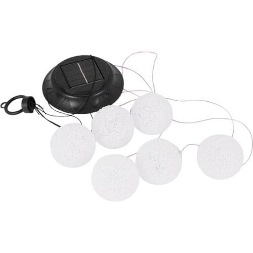 Solar LED Wind Chime Lights Crystal Ball Color Changing Spinner Lamp Garden Outdoor Mobile Hanging Patio