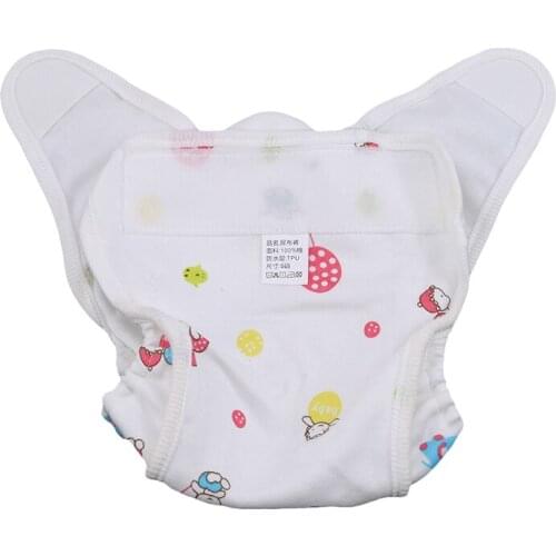 Newborn Infant Traning Panties Diapers Pocket Reusable Washable Cloth Diapers Nappy Cover Cotton Waterproof