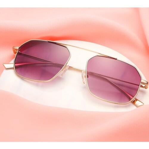 Logorela Women Titanium Alloy polygon Glasses Frame Ultralight Eye Myopia Prescription Eyeglasses Female Optical Frame At03