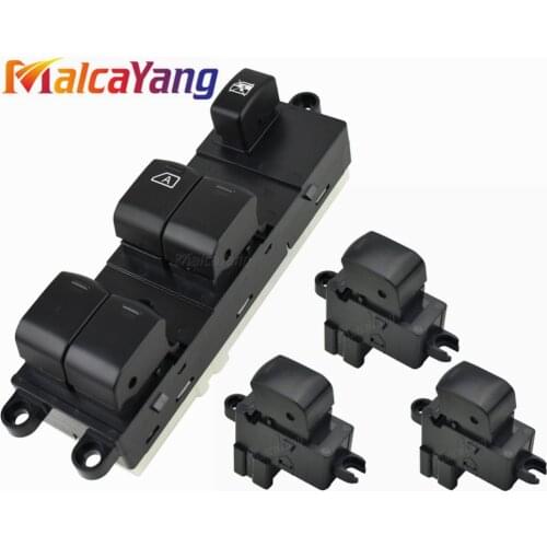 1set Front Left Electric window switch for Nissan Pathfinder R51 Navara D40 04-16 25401-4X01D 254014X01D