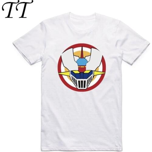 2019 S-XXX Men Women Classic Retro Mecha Mazinger Z Anime Nagai Shin Shougeki Z T-shirt Short sleeve O-Neck Harajuku Tshirt