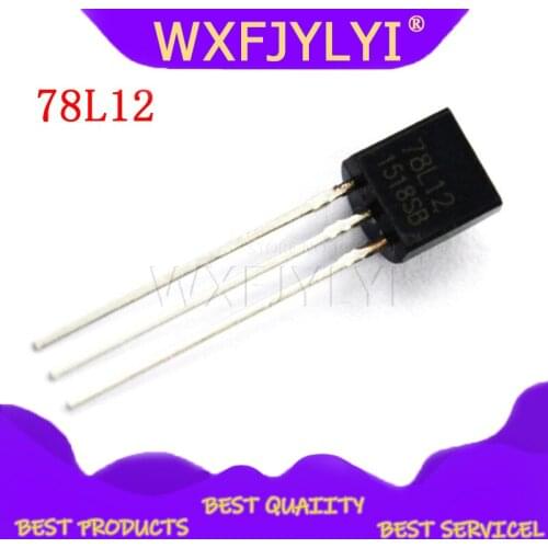 50PCS 78L12 three-terminal voltage regulator circuit output 12V 100MA TO-92 new and original