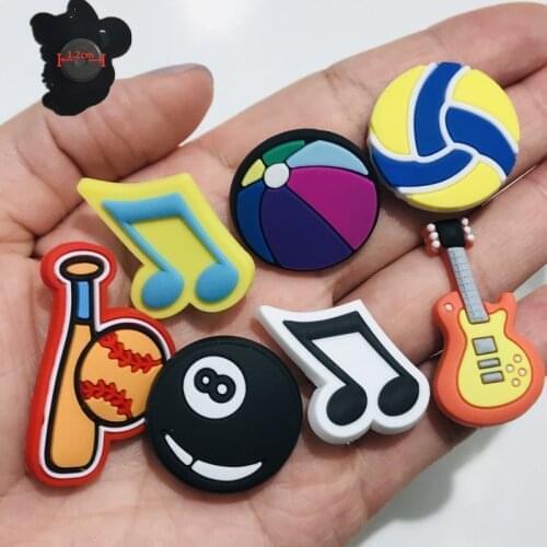 7PCS PVC Cartoon Sport Fridge Magnetic Sticker Billiard Volleyball Baseball Refrigerator Magnets Kids Gifts Stationery Toy