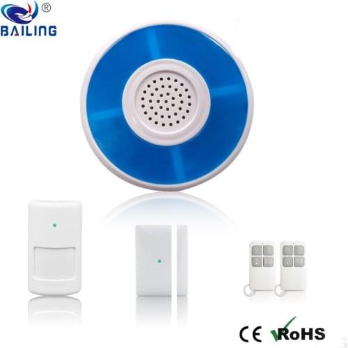 Wireless Shine Light Siren Home Security Burglar Alarm System