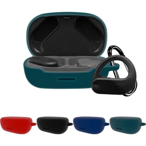 Silicone Case Seamless Fadeless Silicone Full Protective Earphone Cover for JBL Endurance Peak2 Noise reduction bluetooth headse