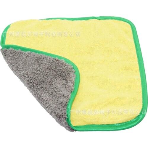 Coral velvet fiber cleaning towel automobile and motorcycle accessories repair sponge rag brush tool Drop Ship