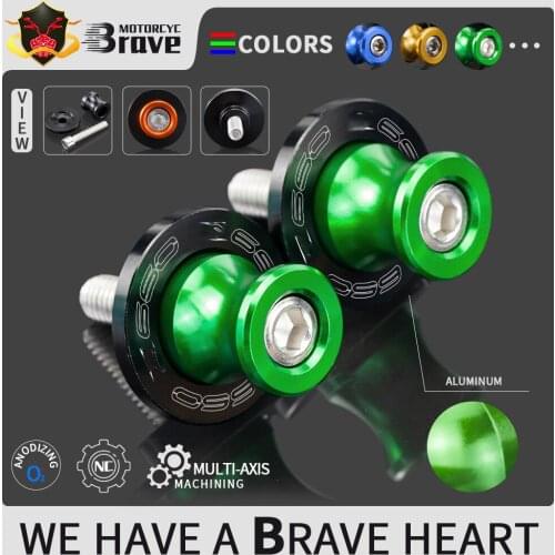 For kawasaki Z650 Z 650 2017 2018 2019 2020 8MM Motorcycle accessories CNC Swingarm Spools slider stand screws