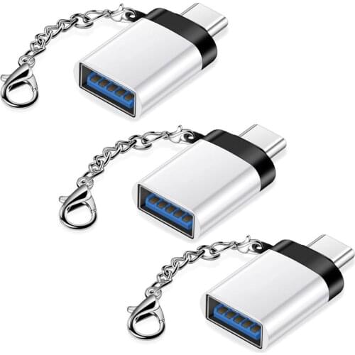 Type C to USB OTG Cable Adapter for Xiaomi Redmi Huawei Samsung Galaxy Note 20 Ultra S20 Plus S10 A50 A51 A70 A71 A21s Oneplus 8