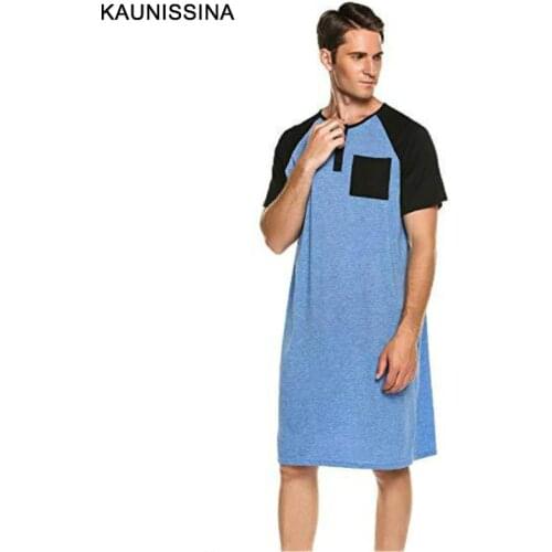 KAUNISSINA Men's Nightgowns