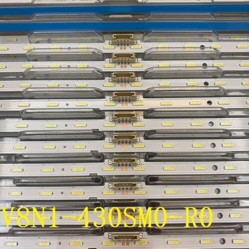 Kit 2pcs LED bar for Samsung V8N1-430SM0-R0 BN96-45954A UE43UN7020 UE43NU7199 UE43NU7195 UE43NU7095U UE43RU7170 UE43NU7020K