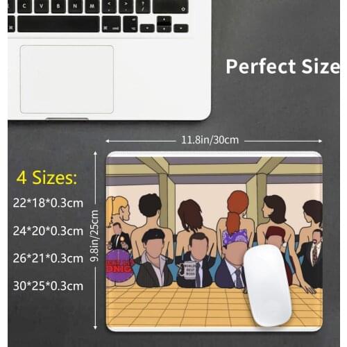 Michael Mouse Pad DIY Print The Office Michael Klump Date Mike Prison Mike Santa Bond Threat Level