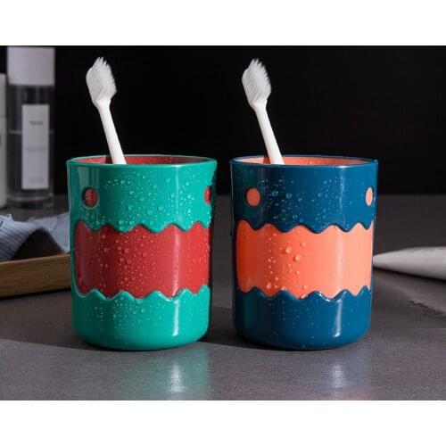 400ml Devil Toothbrush Cup Portable Simple Washing Cup Plastic Storage Organizer Wash Tooth Mug Home Kid Bathroom Accessories