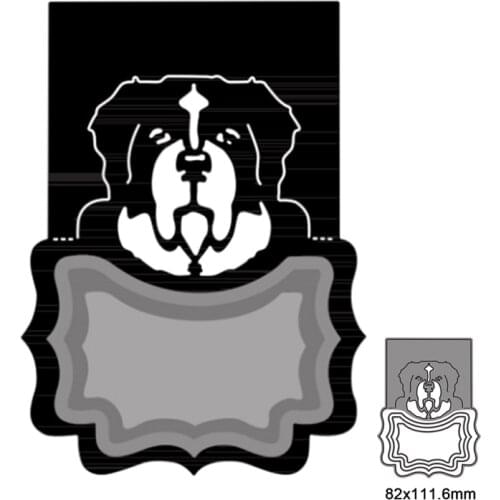 Loyal Dog covered with quilt Metal Cutting Dies For Scrapbooking Photo Album Card Paper Embossing Craft DIY Die Cut 2021 New