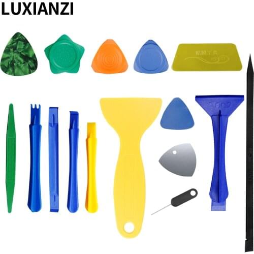 LUXIANZI 2/5pcs Phone Screen Opening Scraper Repair Tools Set HuaWei Xiaomi Samsung Tablet Repairing Tool Kit Plastic Card Pry