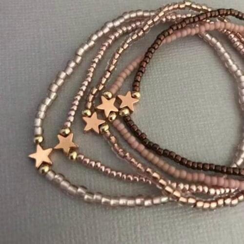 Trendy Girls Women Bohemian Bracelets Bangles Set Vintage Bead Boho Charm браслеты для девушек Jewelry Accessories 2020 New